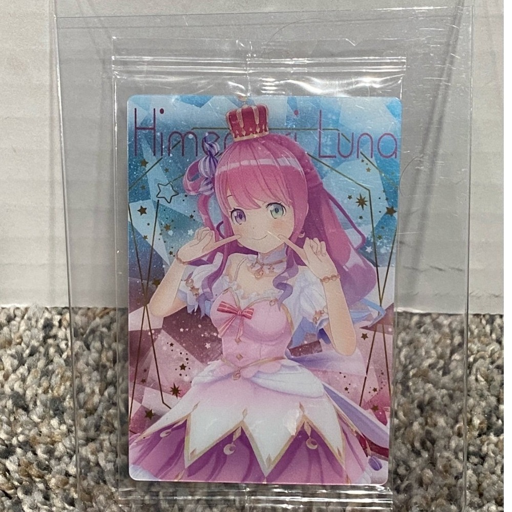 Bandai Hololive Himemori Luna No. 26 Wafer Profile Trading Card NEW